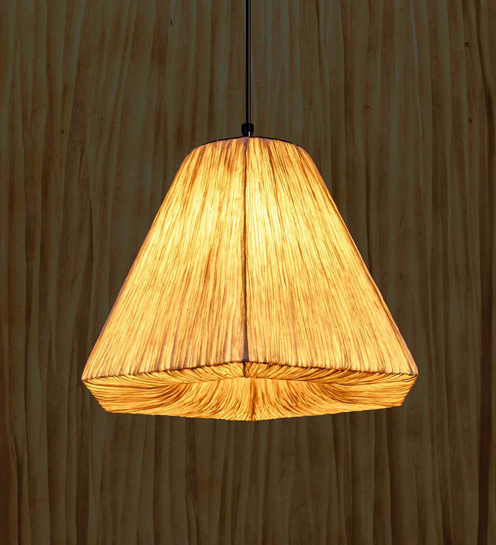 ORONYO-PARVAT | Handcrafted Pendant Lamp | E27 holder } with Bulb | RIPPL Lighting